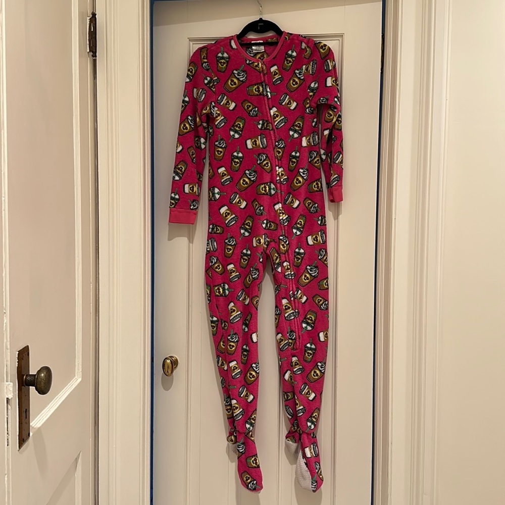 Cozy Kids Pink One-Piece Footed Pajamas